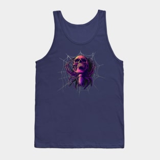 Spider skull Tank Top